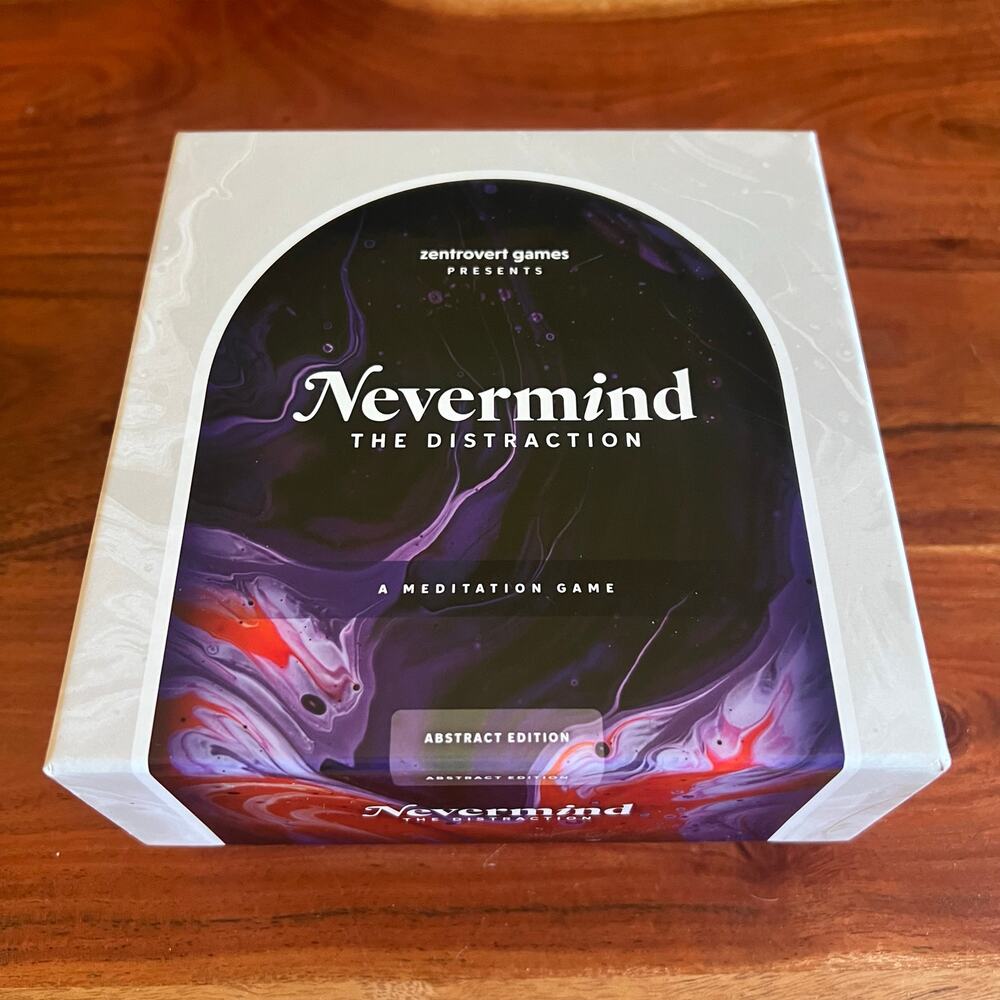 Nevermind Distraction Meditation Board Game Solo Mindfulness Abstract Edition - Picture 14 of 15